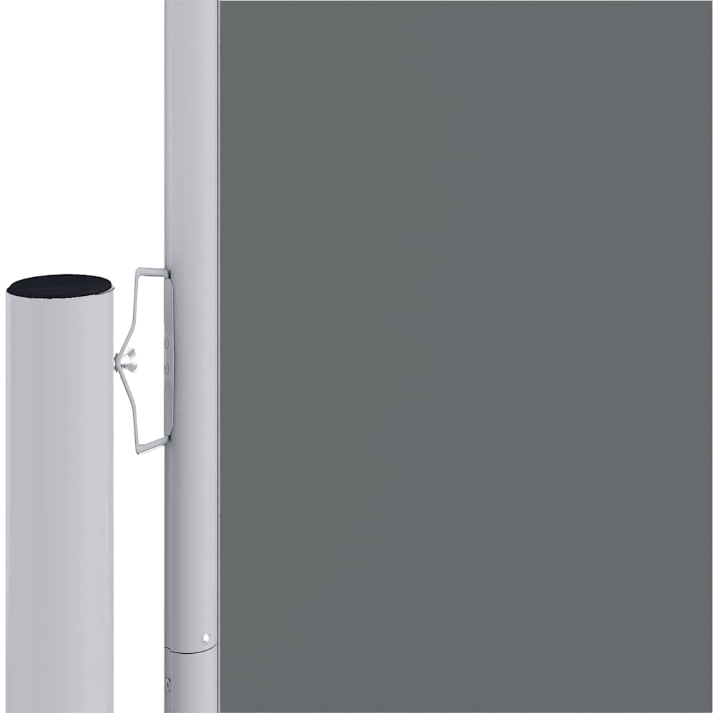 VIDAXL -Windschutzscheibe extendable 220x1200 cm Anthrazit -ausgelöst