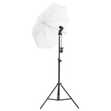 Vidaxl Studio Lighting Set mit Hintergründen und Regenschirmen