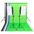 Vidaxl Studio Lighting Set mit Hintergründen und Softboxen