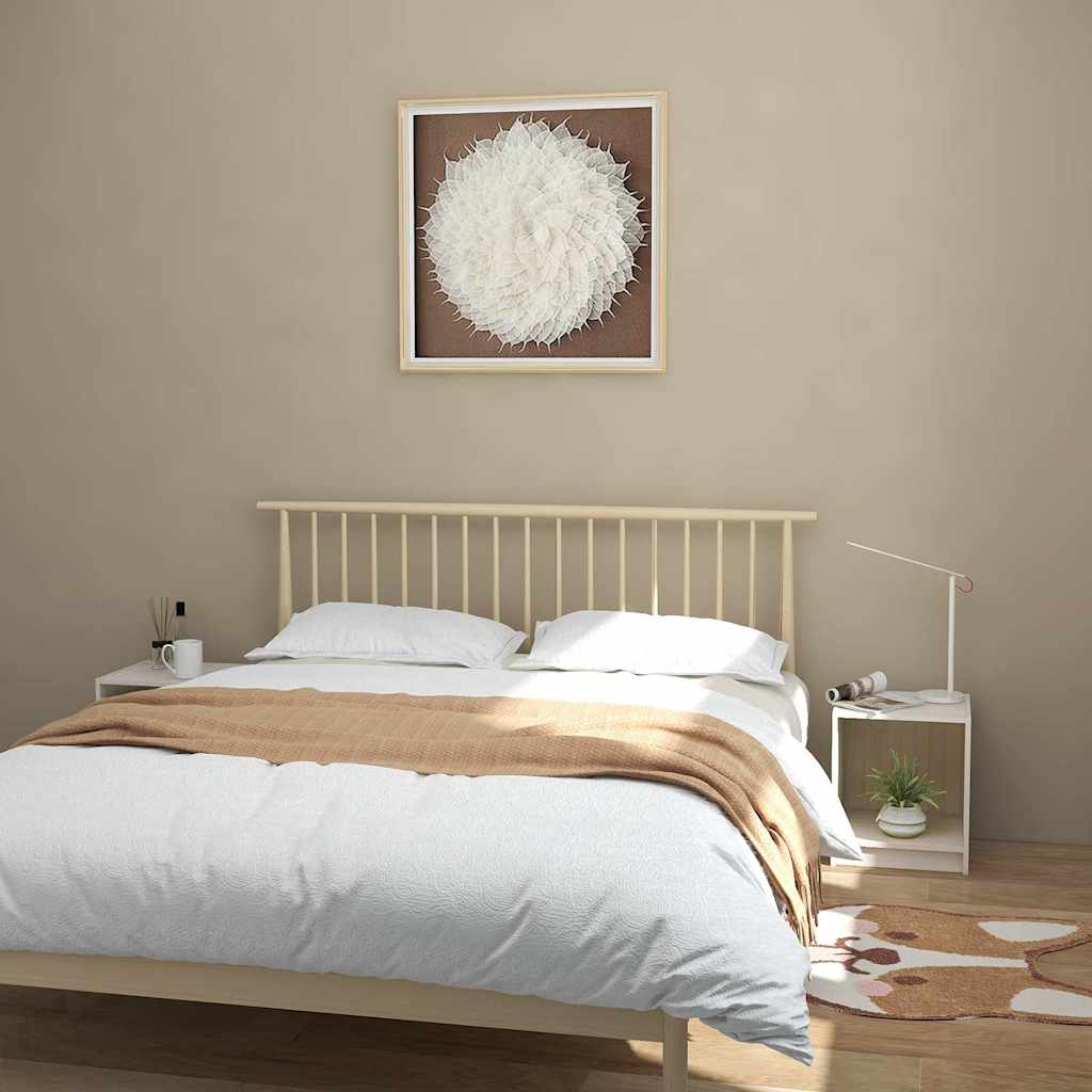 Vidaxl nachtkastjes 2 st 35,5x33,5x41,5 cm massief grenenhout wit