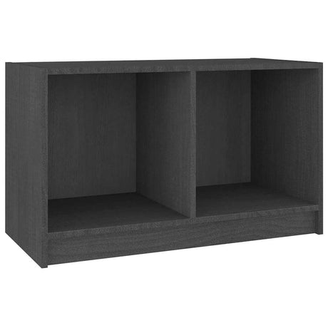 Vidaxl tv-meubel 70x33x42 cm massief grenenhout grijs