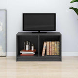 Vidaxl tv-meubel 70x33x42 cm massief grenenhout grijs