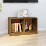 Vidaxl tv-meubel 70x33x42 cm massief grenenhout honingbruin
