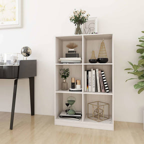 Vidaxl boekenkast 70x33x110 cm massief grenenhout wit