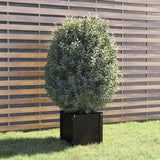 VIDAXL -Planungsbox 40x40x40 cm Festkiefer schwarz