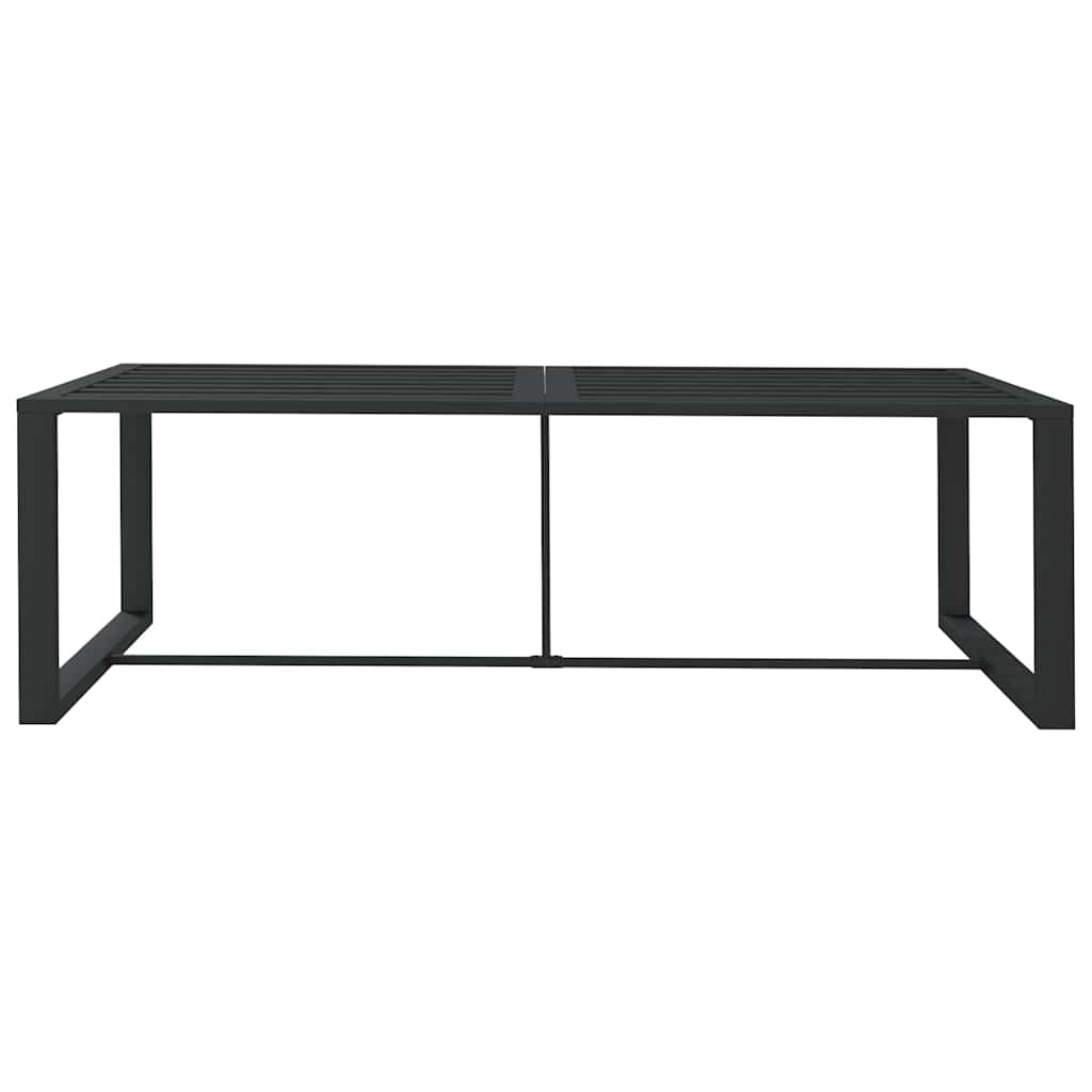 Vidaxl tuintafel 120x60x66 cm aluminium antracietkleurig