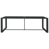 Vidaxl tuintafel 120x60x66 cm aluminium antracietkleurig