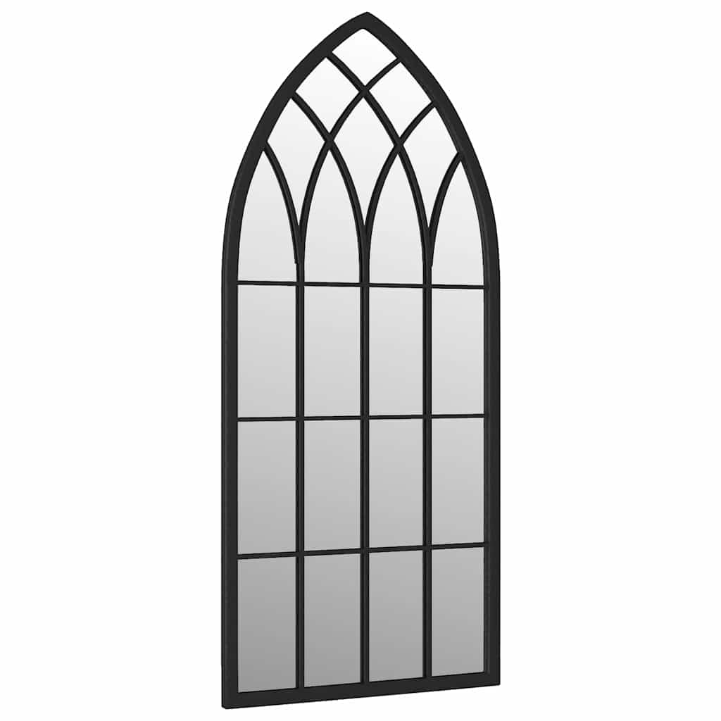 Vidaxl Mirror 100x45 cm Eisenschwarz