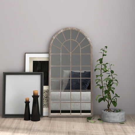 Vidaxxl Spiegel 90x45 cm Eisen sandfarben