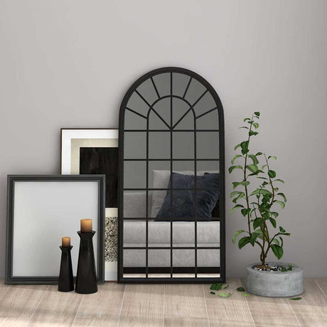 VidaXL Spiegel 90x45 cm Eisen schwarz