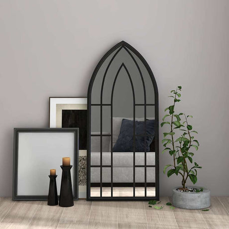 VidaXL Spiegel 100x45 cm Eisen schwarz