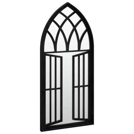 Vidaxl Mirror 100x45 cm Eisenschwarz