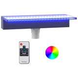 Vidaxl Wasserfall -Überdecke mit RGB -LEDs 45 cm Acryl