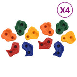 Vidaxl -Klettersteine 40 STs mit multi -gelenktem Seil