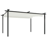 Vidaxl Garden Practor mit ausziehbarem Dach 4x3 m cremefarben