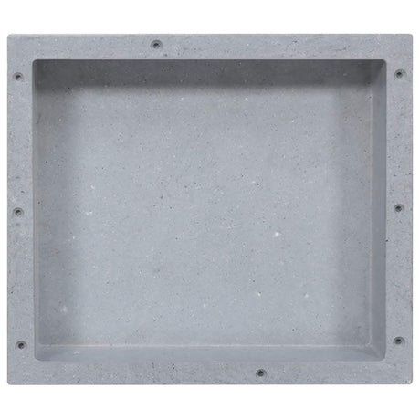 Vidaxl douchenis 41x36x10 cm matgrijs