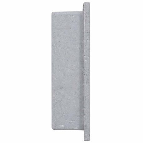 Vidaxl douchenis 41x36x10 cm matgrijs