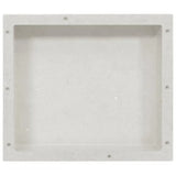 VIDAXL -Dusche 41x36x10 cm Matte Weiß