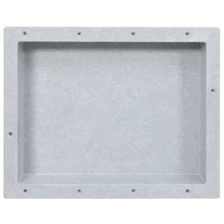 Vidaxl douchenis 41x51x10 cm matgrijs