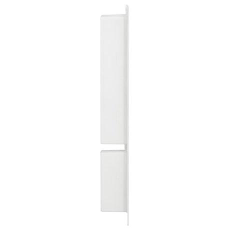 VIDAXL -Dusche mit 2 Fächern 41x69x9 cm Hochglanz weiß