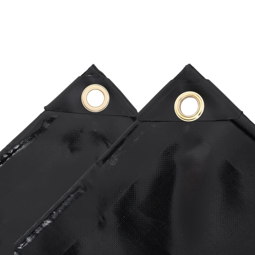 Vidaxl zeildoek 650 g m² 3x6 m zwart