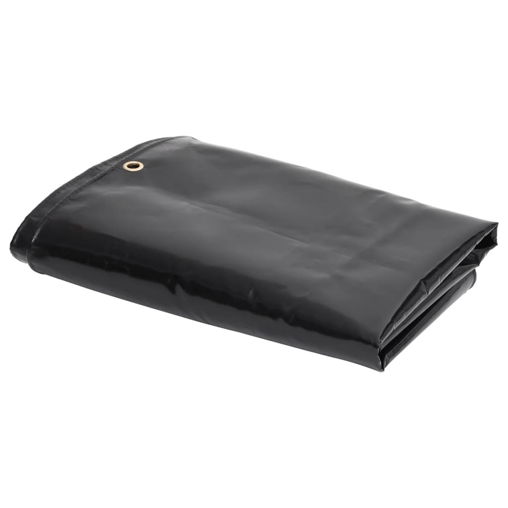Vidaxl zeildoek 650 g m² 1,5x20 m zwart
