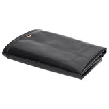 Vidaxl zeildoek 650 g m² 1,5x20 m zwart