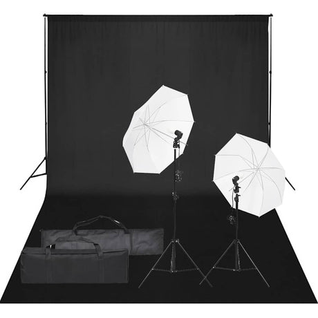 Vidaxxl Fotostudio-Set mit Beleuchtungsset und Hintergrund