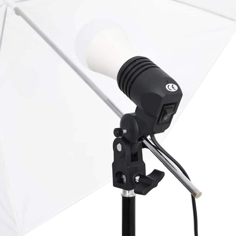 Vidaxxl Fotostudio-Set mit Beleuchtungsset und Hintergrund