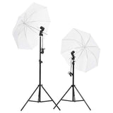 Vidaxl Photo Studio -Set mit Beleuchtungssatz, Hintergrund und Reflektor