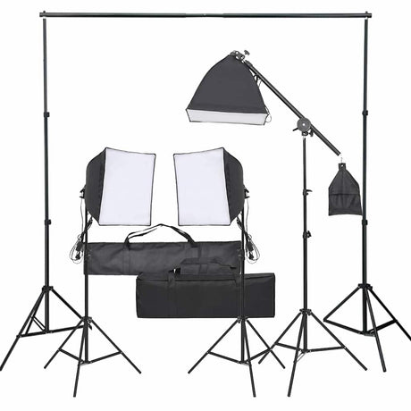Vidaxl Photo Studio Set mit Beleuchtungssatz