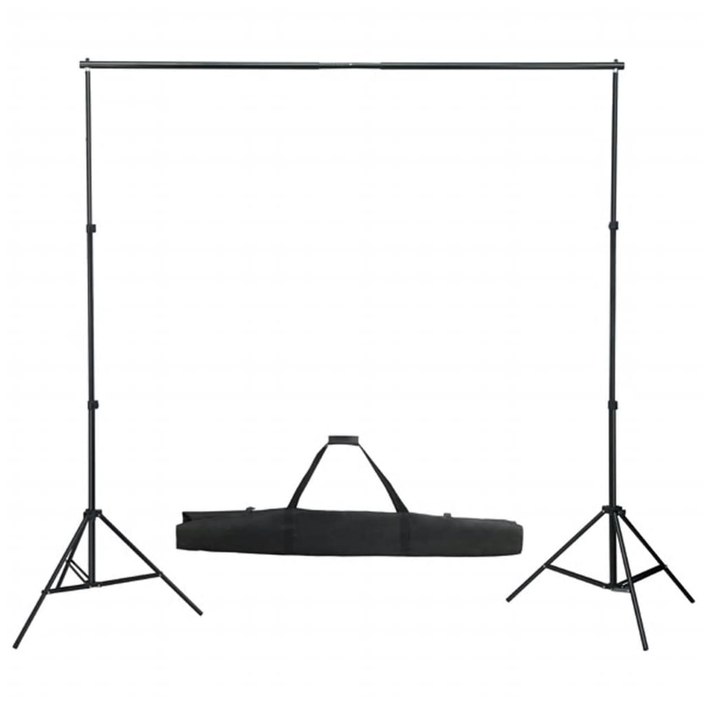 Vidaxl Photo Studio Set mit Beleuchtungsset und Hintergrund