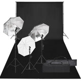 Vidaxl Photo Studio Set mit Beleuchtungsset und Hintergrund