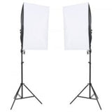 Vidaxl Photo Studio -Set mit Beleuchtungssatz, Hintergrund und Reflektor