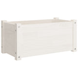 VIDAXL -Planungsbox 60x31x31 cm Festkiefer weiß