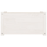 VIDAXL -Planungsbox 60x31x31 cm Festkiefer weiß