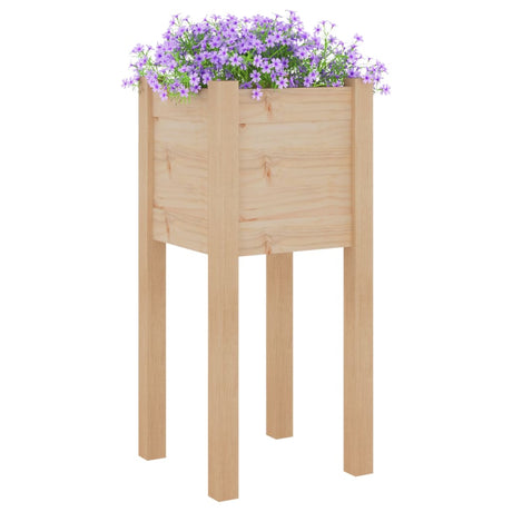VIDAXL -Pflanzer 2 PCs 31x31x70 cm Festkiefer
