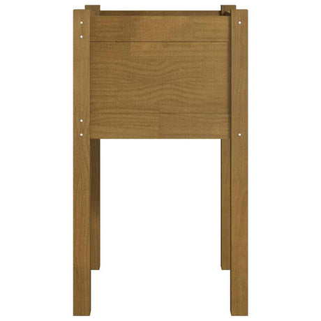 VIDAXL -Planungsbox 40x40x70 cm Festkiefer Honigbraun