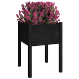 VIDAXL -Pflanzer 2 ST 50x50x70 cm Festkiefer schwarz