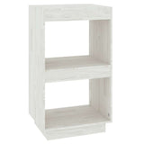 Vidaxl boekenkast 40x35x71 cm massief grenenhout wit