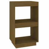 Vidaxl boekenkast 40x35x71 cm massief grenenhout honingbruin