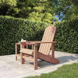 Vidaxl tuinstoel adirondack hdpe bruin