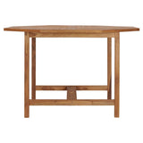 Vidaxl tuintafel 110x110x75 cm massief teakhout