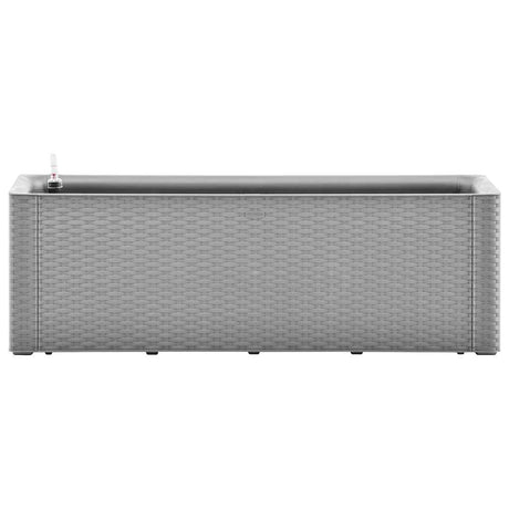 VIDAXL -Pflanzer mit Wasserversystem 100x43x33 cm Grau angehoben