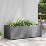 Vidaxl -Pflanzer vermehrte 100x43x35 cm pp steingrau