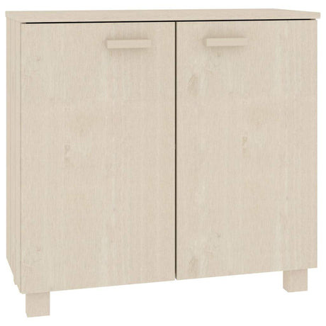 Vidaxl dressoir hamar 85x35x80 cm massief grenenhout honingbruin