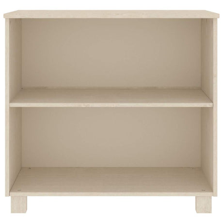 Vidaxl dressoir hamar 85x35x80 cm massief grenenhout honingbruin