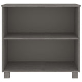 Vidaxl dressoir hamar 85x35x80 cm massief grenenhout lichtgrijs