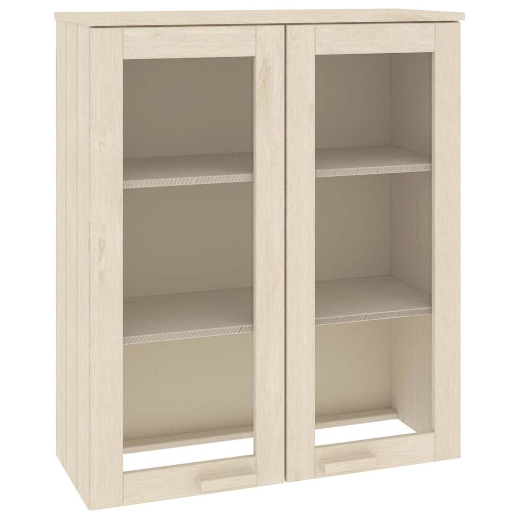 Vidaxl opzetkast hamar 85x35x100 cm massief grenenhout honingbruin