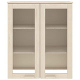 Vidaxl opzetkast hamar 85x35x100 cm massief grenenhout honingbruin